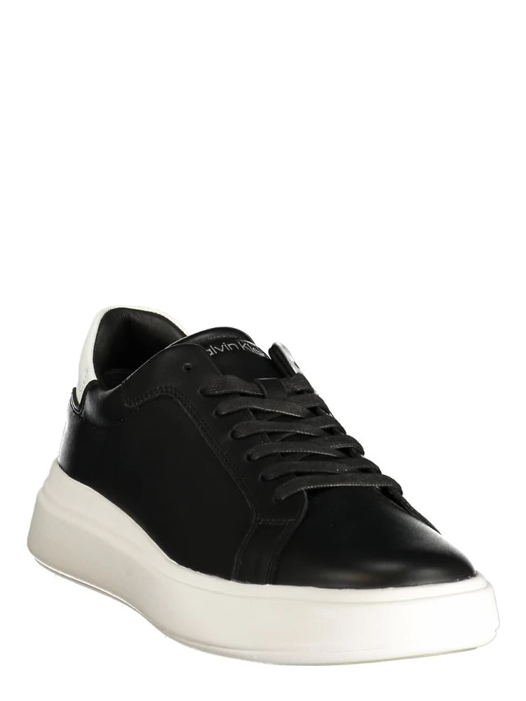 Black Leather Men's Sneaker alternative