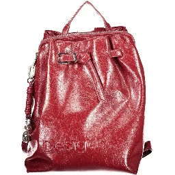 Red Poliuretano Women's Backpack
