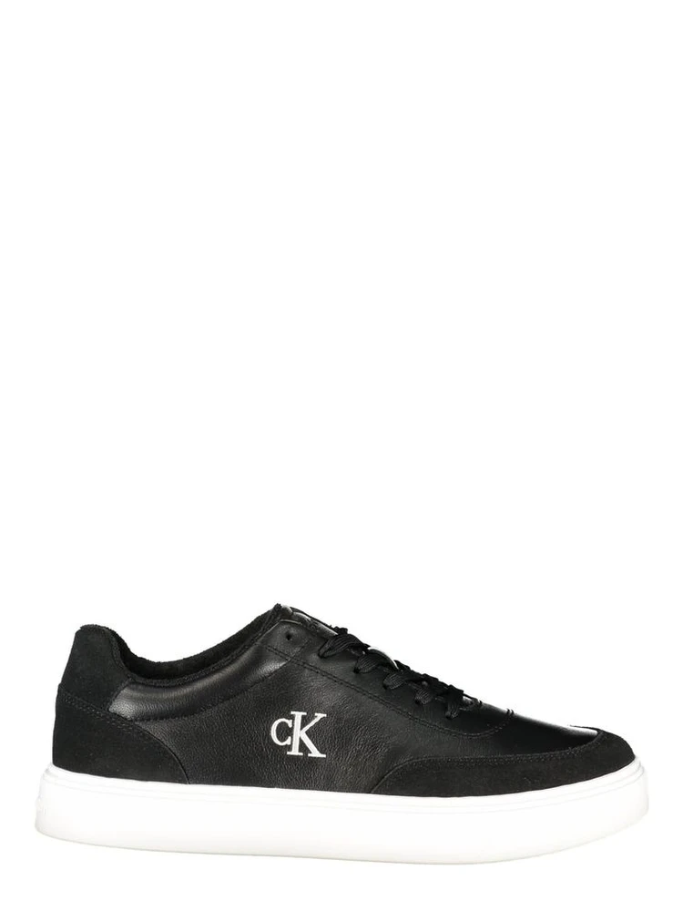 Black Polyurethane Men's Sneaker