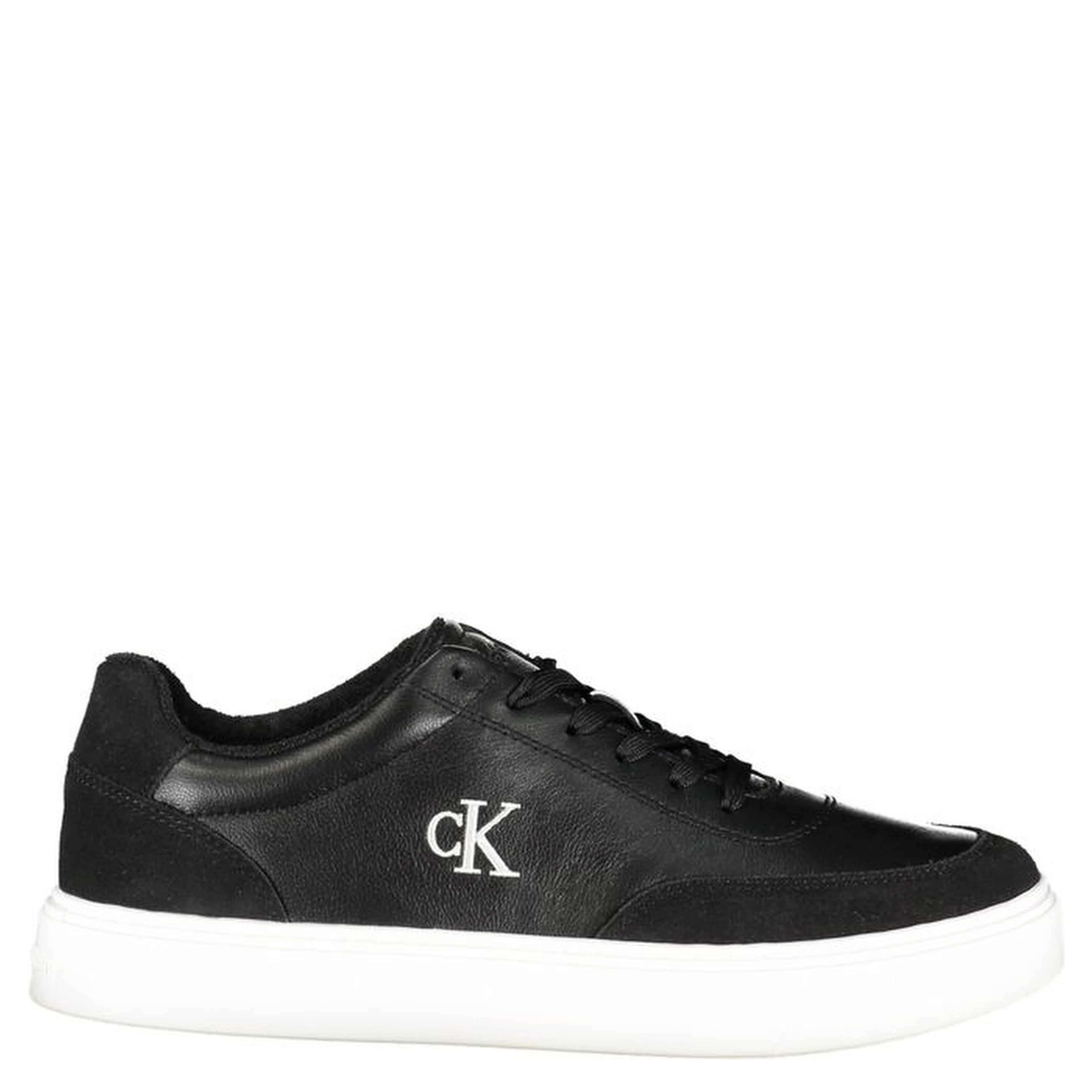 Black Polyurethane Men's Sneaker