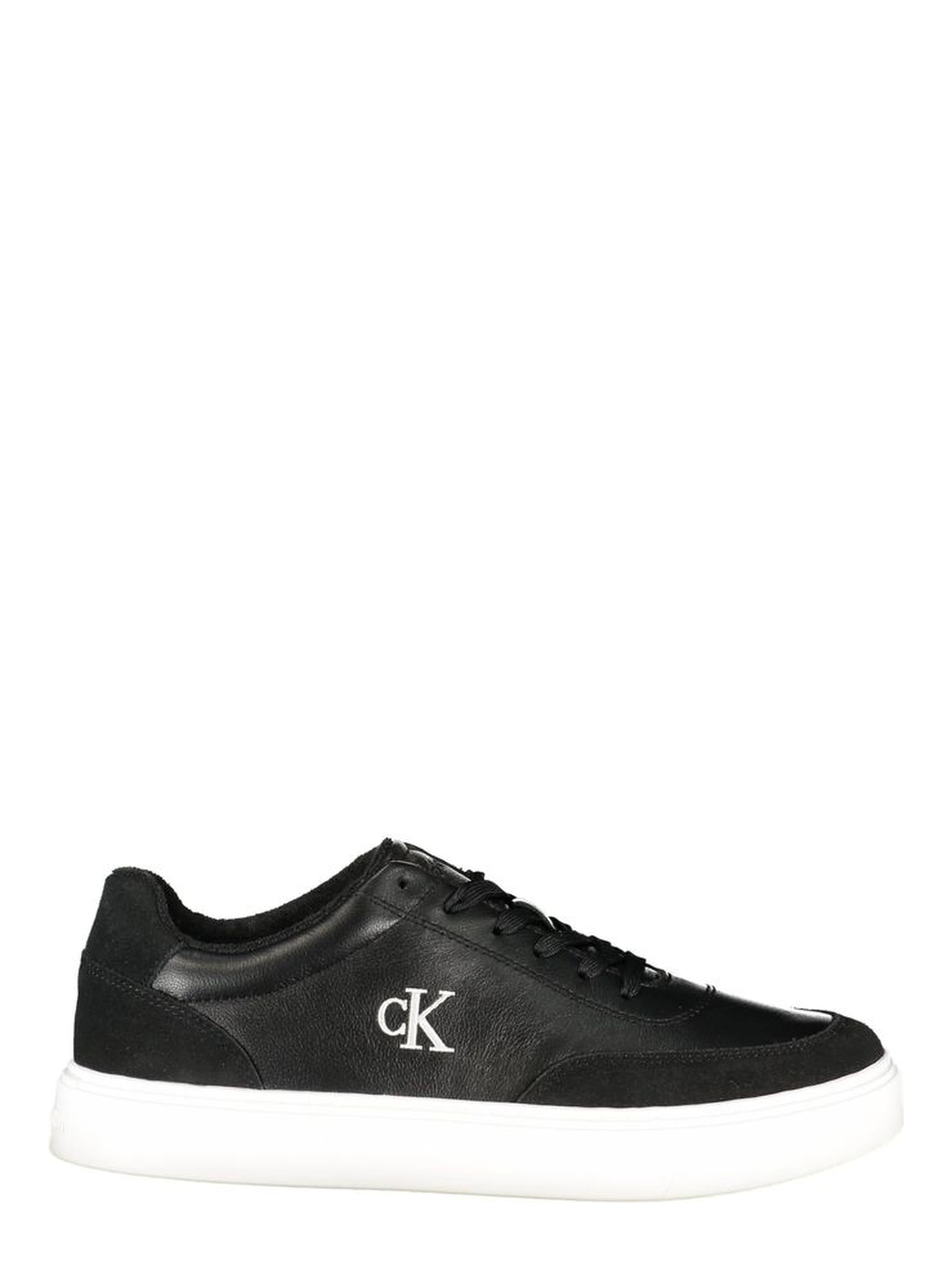 Black Polyurethane Men's Sneaker