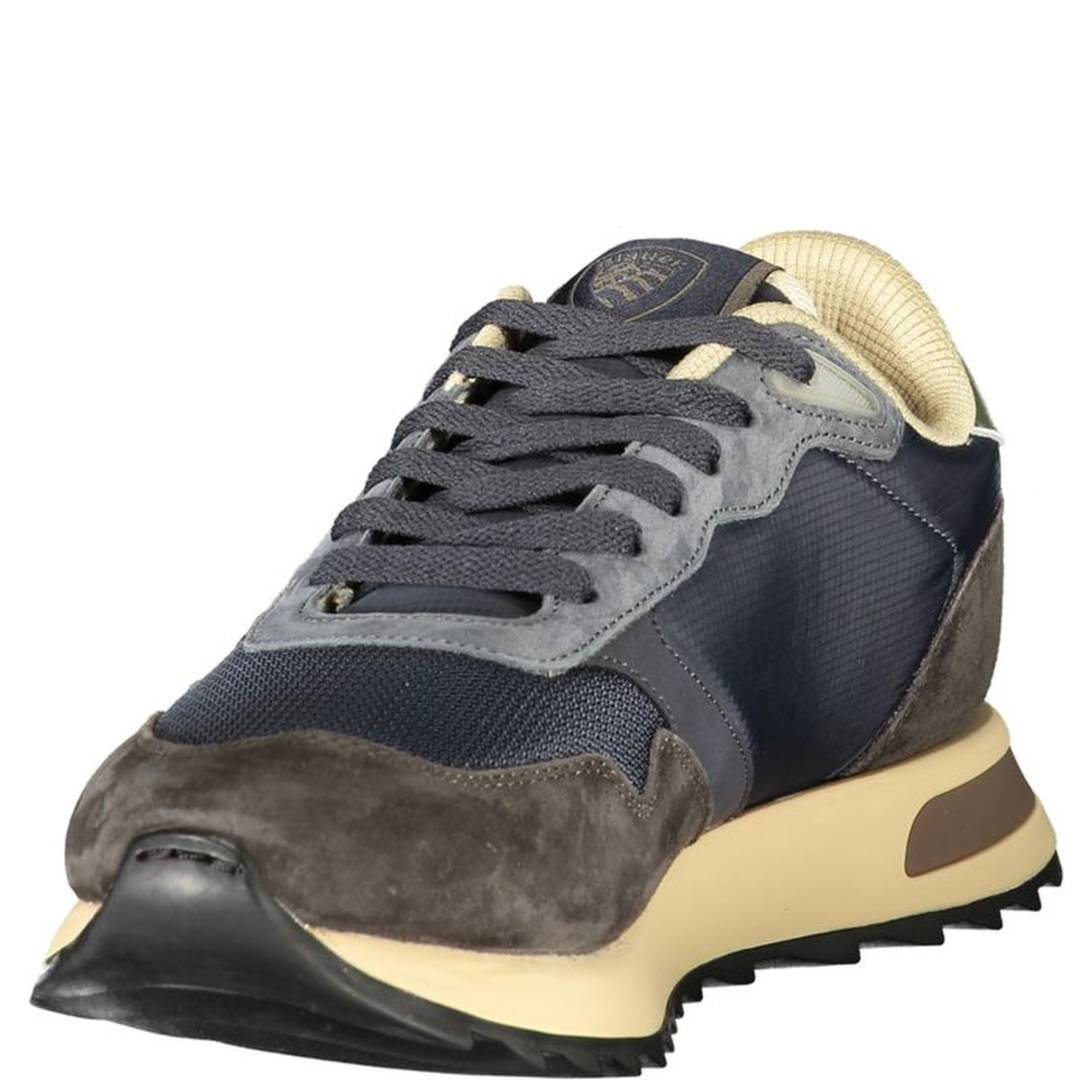 Blue Polyurethane Men's Sneaker