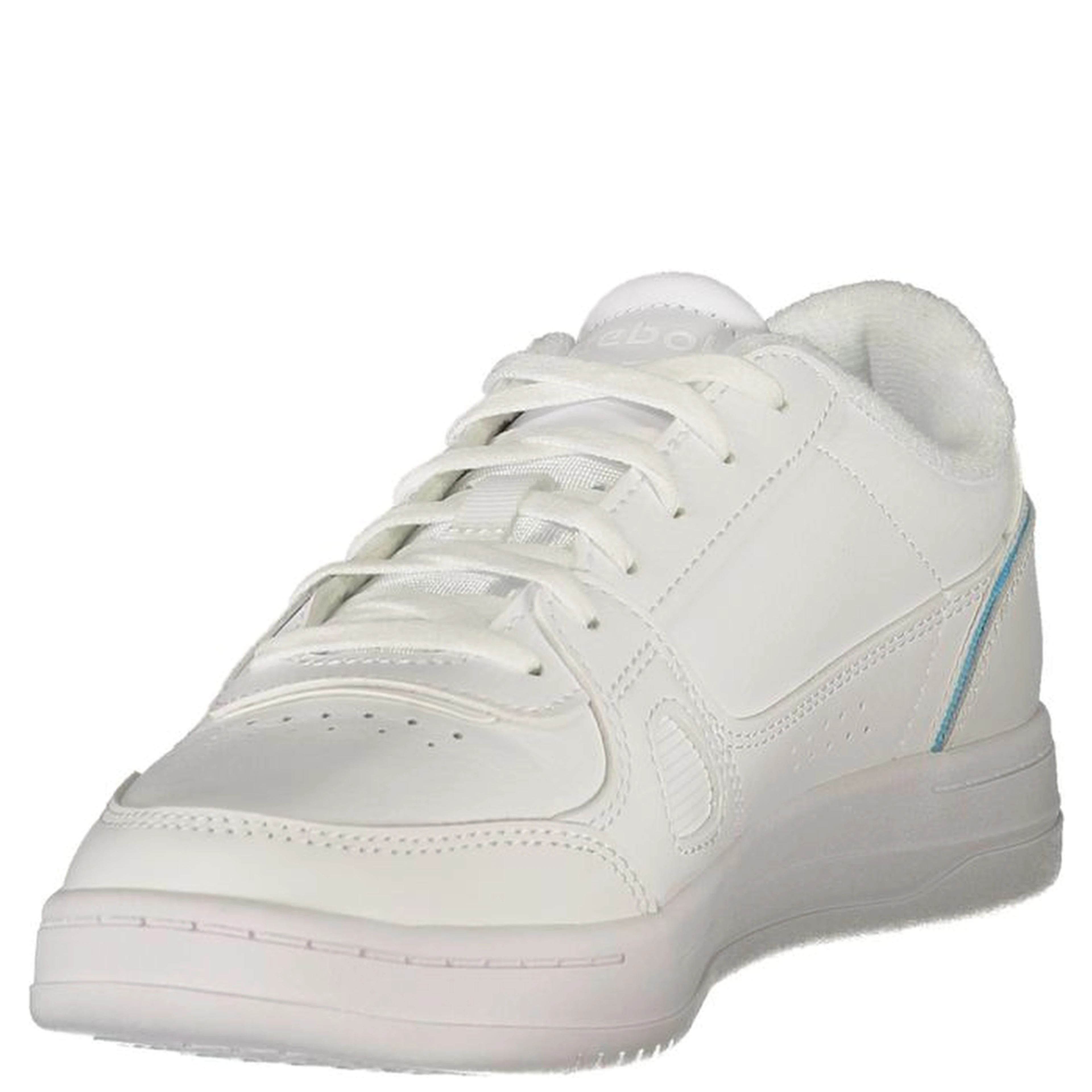 White Polyurethane Women Sneaker