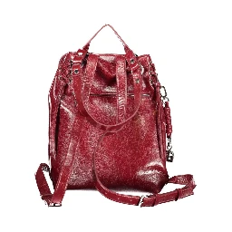 Red Poliuretano Women's Backpack