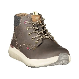 Brown Polyurethane Men's Boot