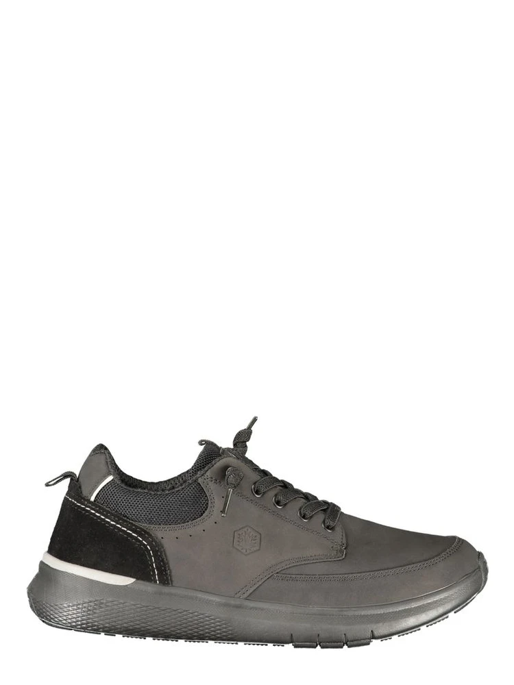 Black Polyurethane Men's Sneaker