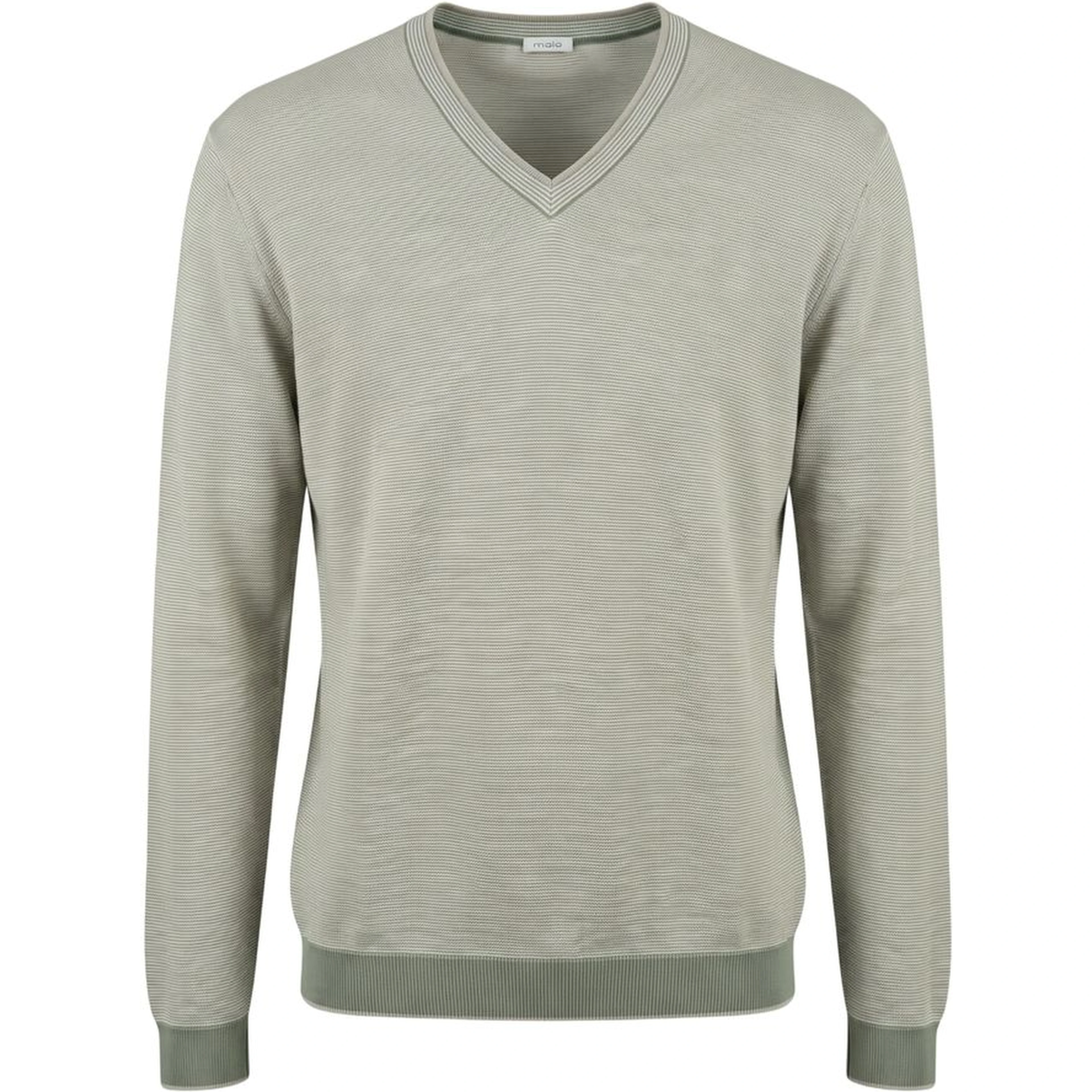 Green Cotton Men Sweater