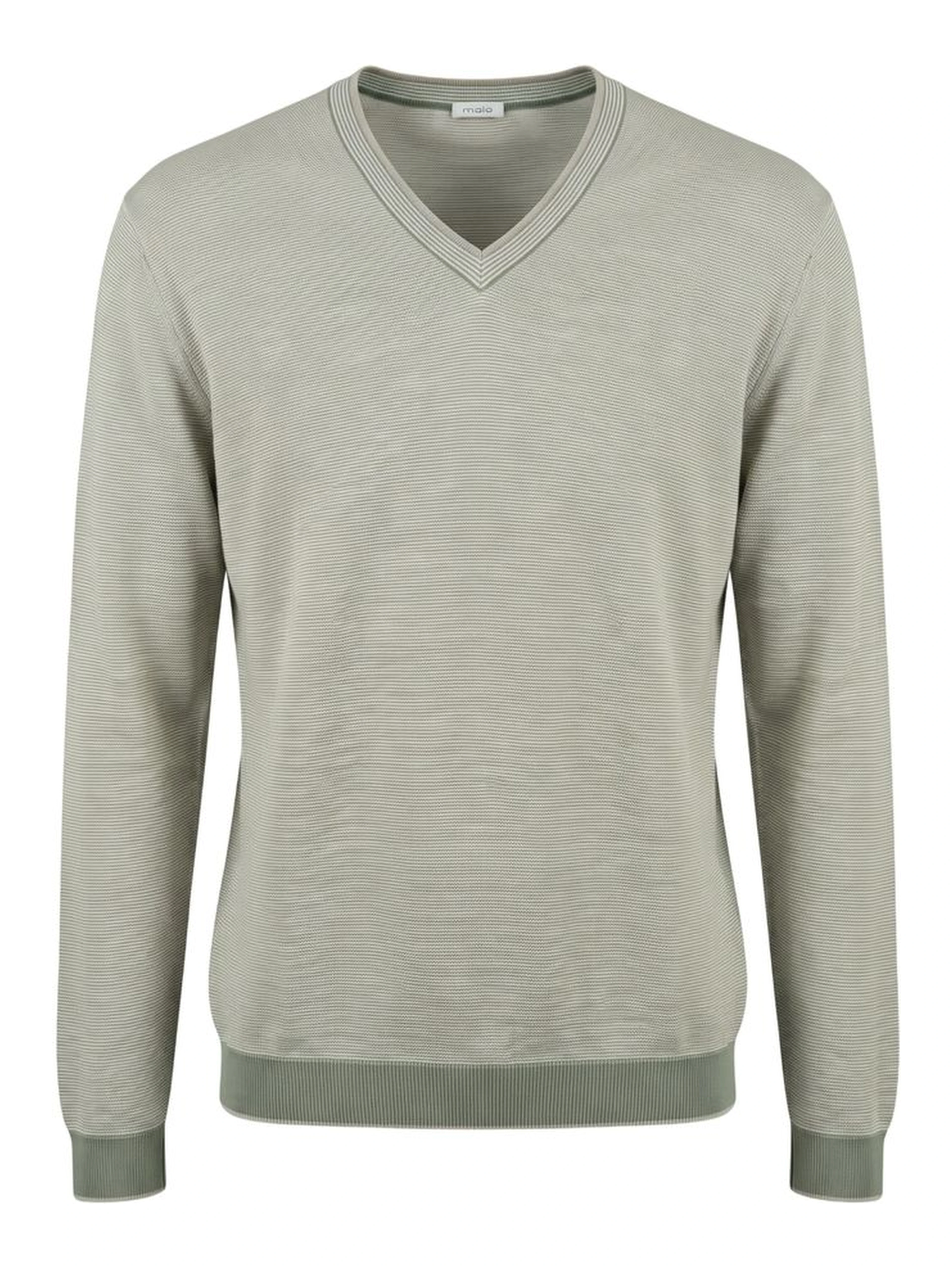 Green Cotton Men Sweater