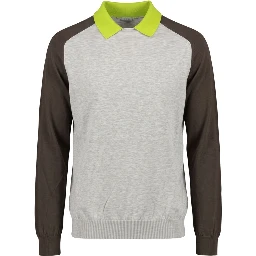 Grey Cotton Men's Sweater