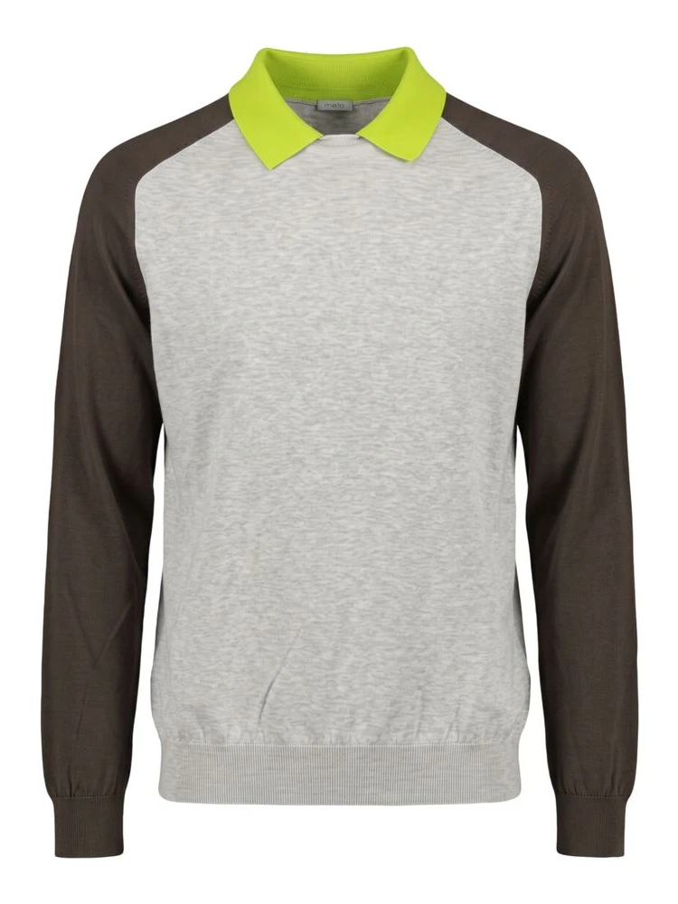Grey Cotton Men's Sweater