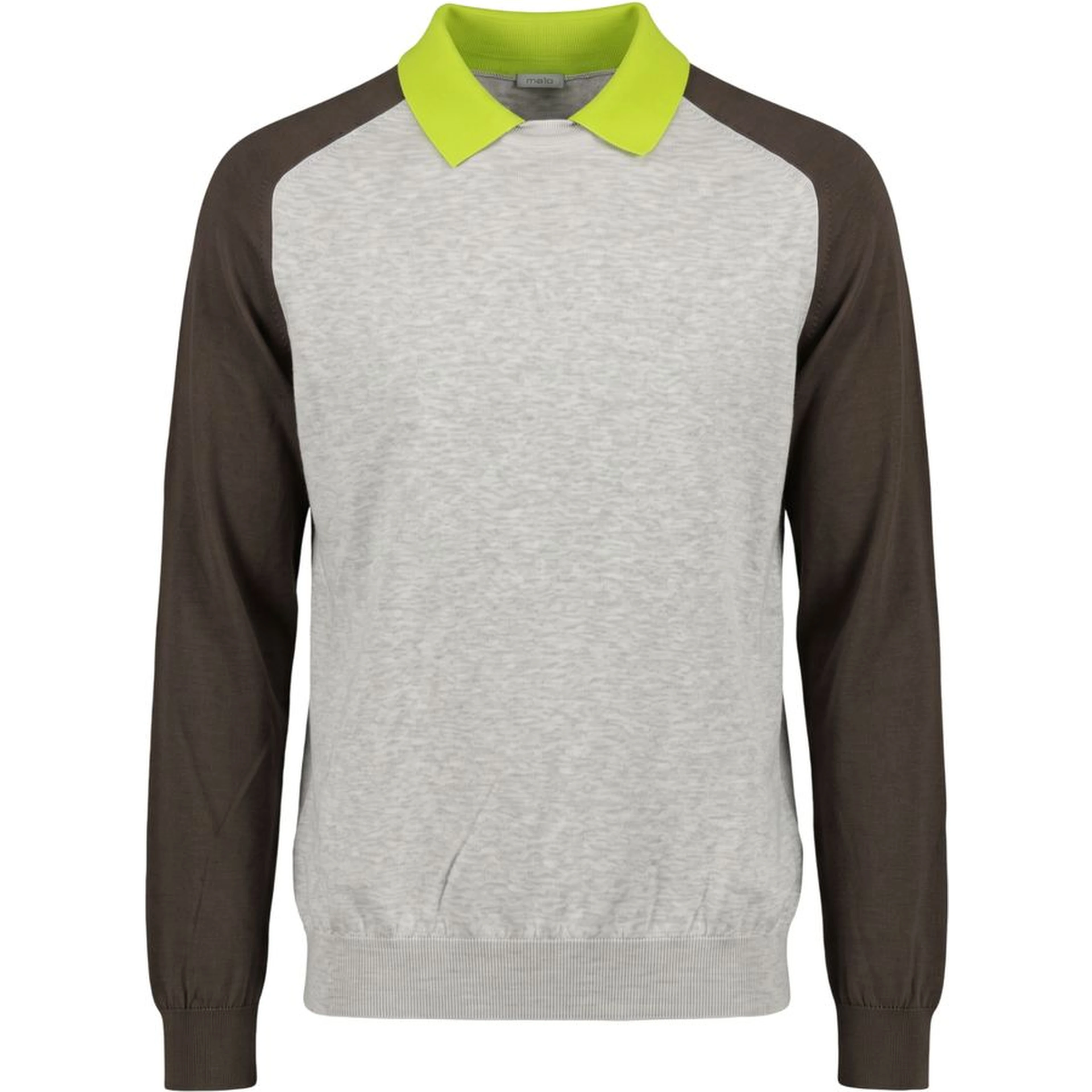 Grey Cotton Men's Sweater