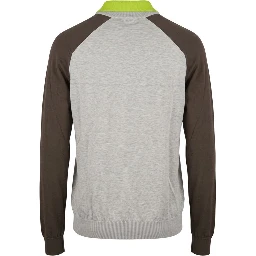 Grey Cotton Men's Sweater