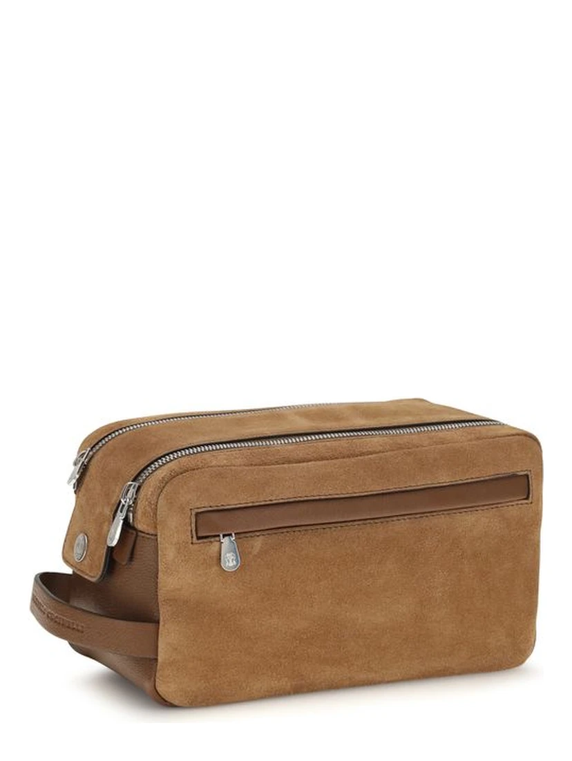 Beige Suede Leather Accessories