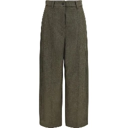 Bicolor Wool Oves Aries Casual Pants