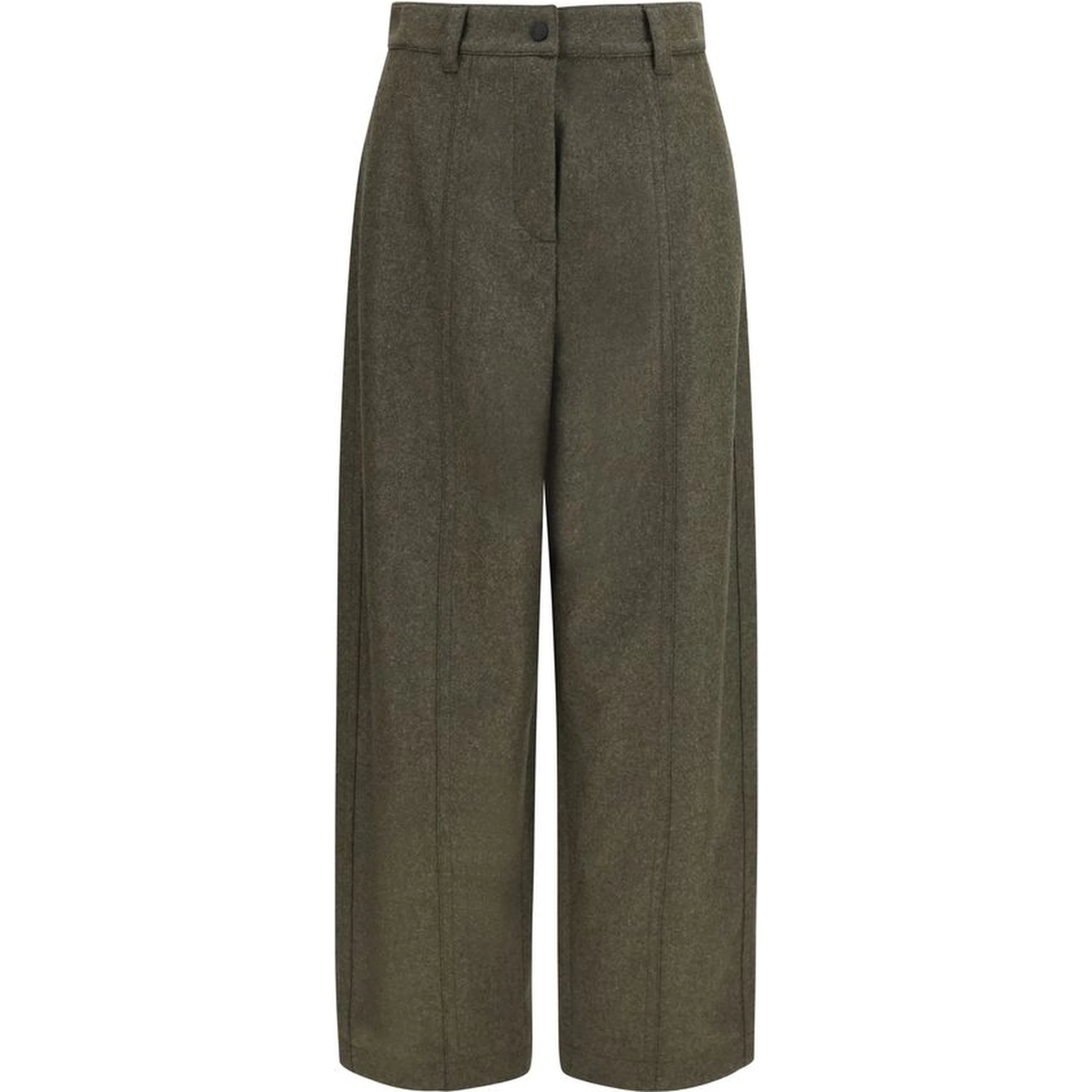 Bicolor Wool Oves Aries Casual Pants