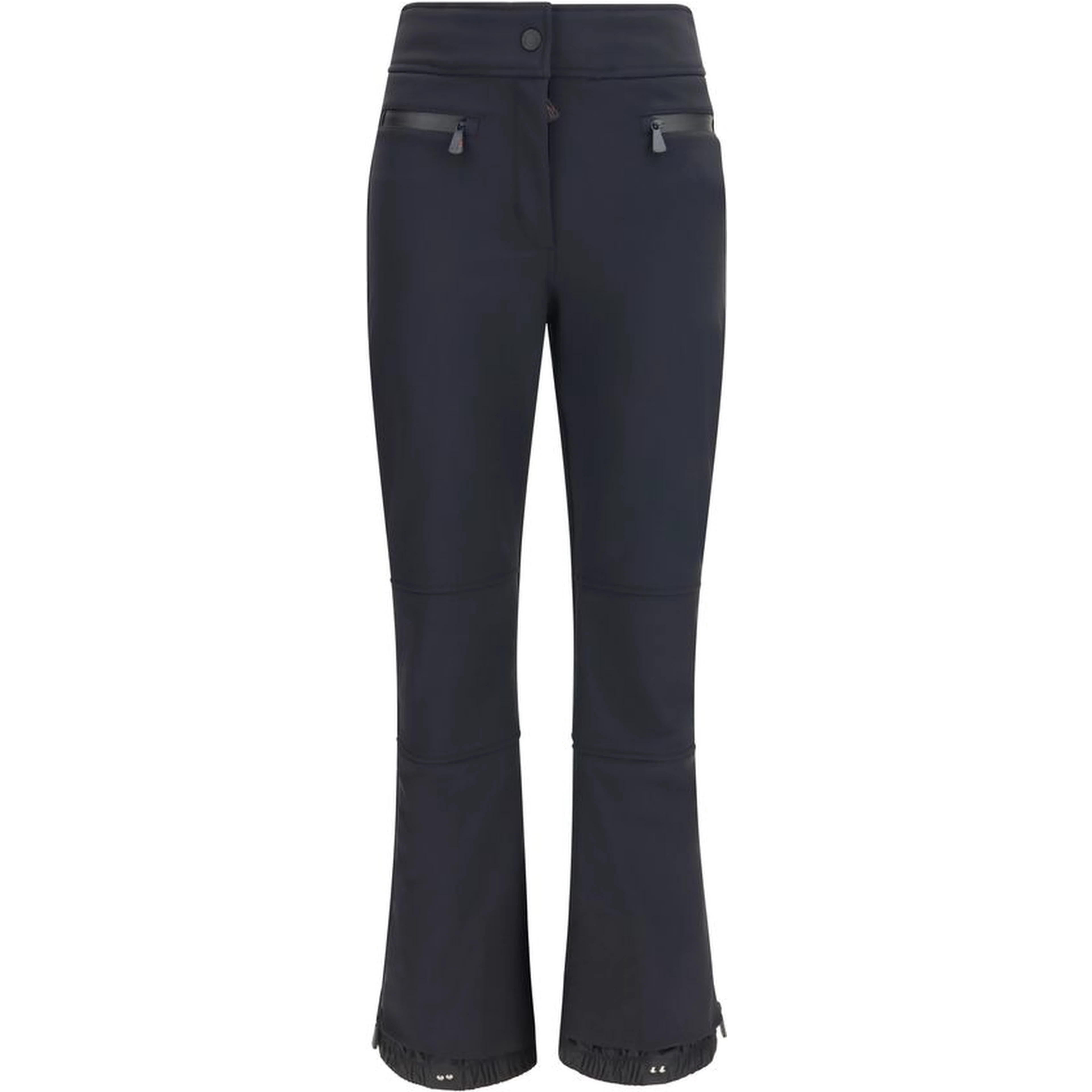 Black Polyester Athletic Pants