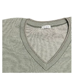 Green Cotton Men Sweater