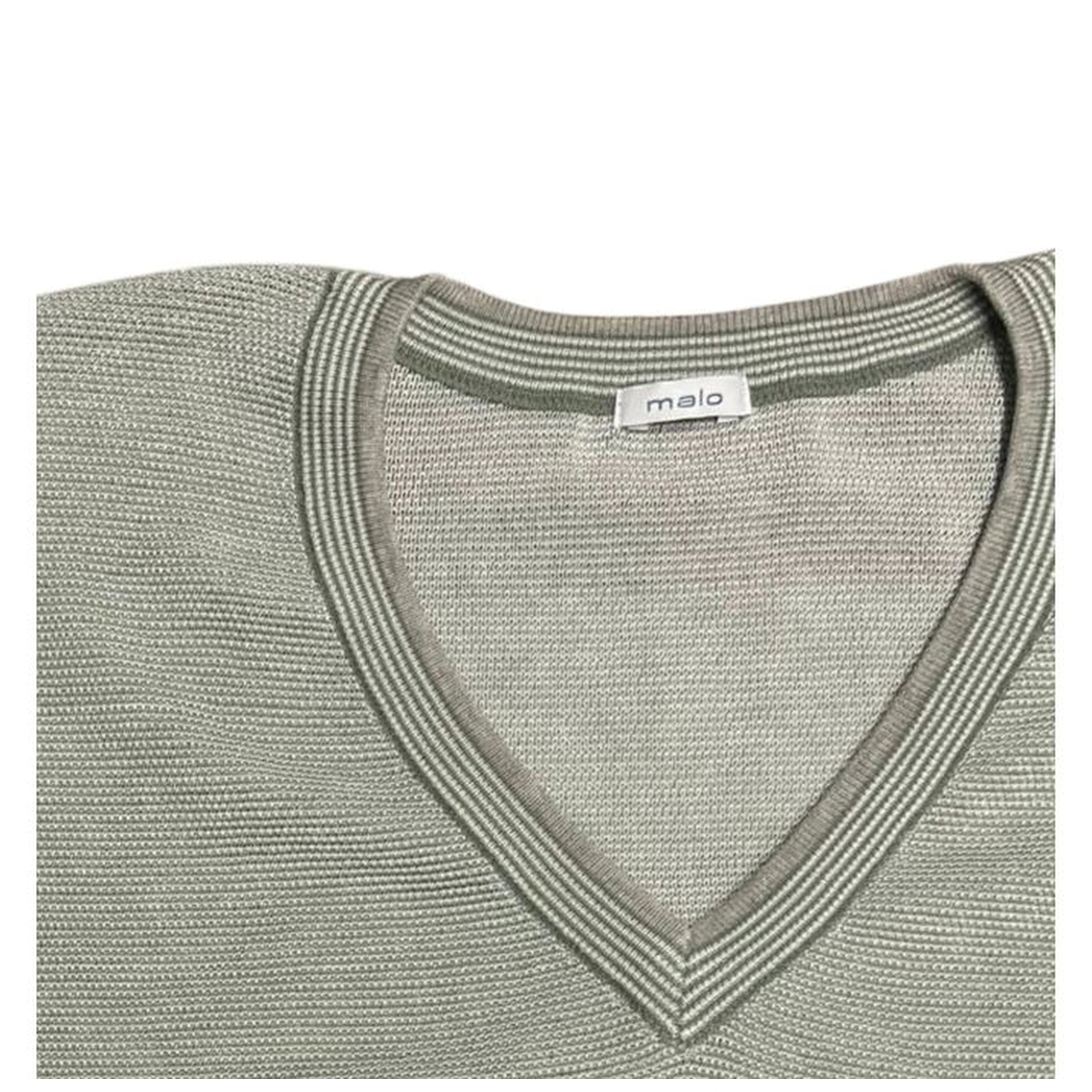 Green Cotton Men Sweater