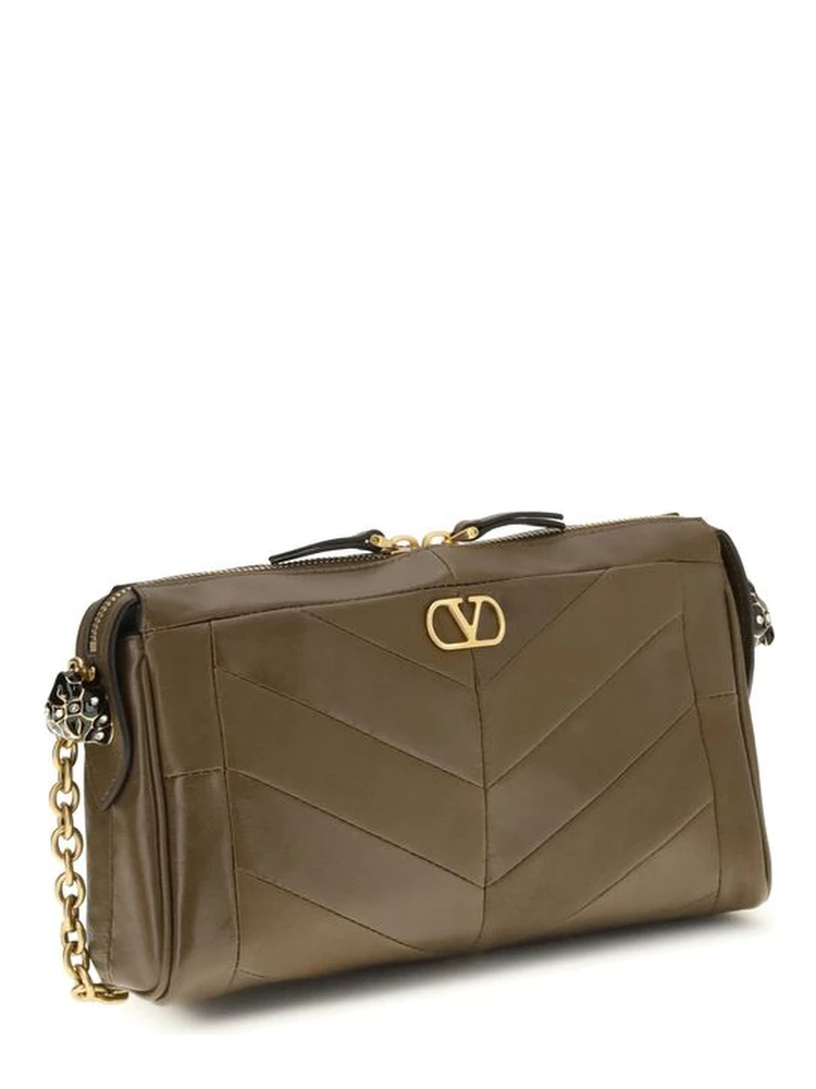 Brown Napa Leather / Calf Bos Taurus Shoulder Bag alternative