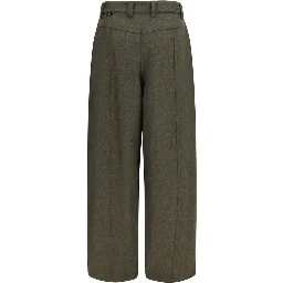 Bicolor Wool Oves Aries Casual Pants