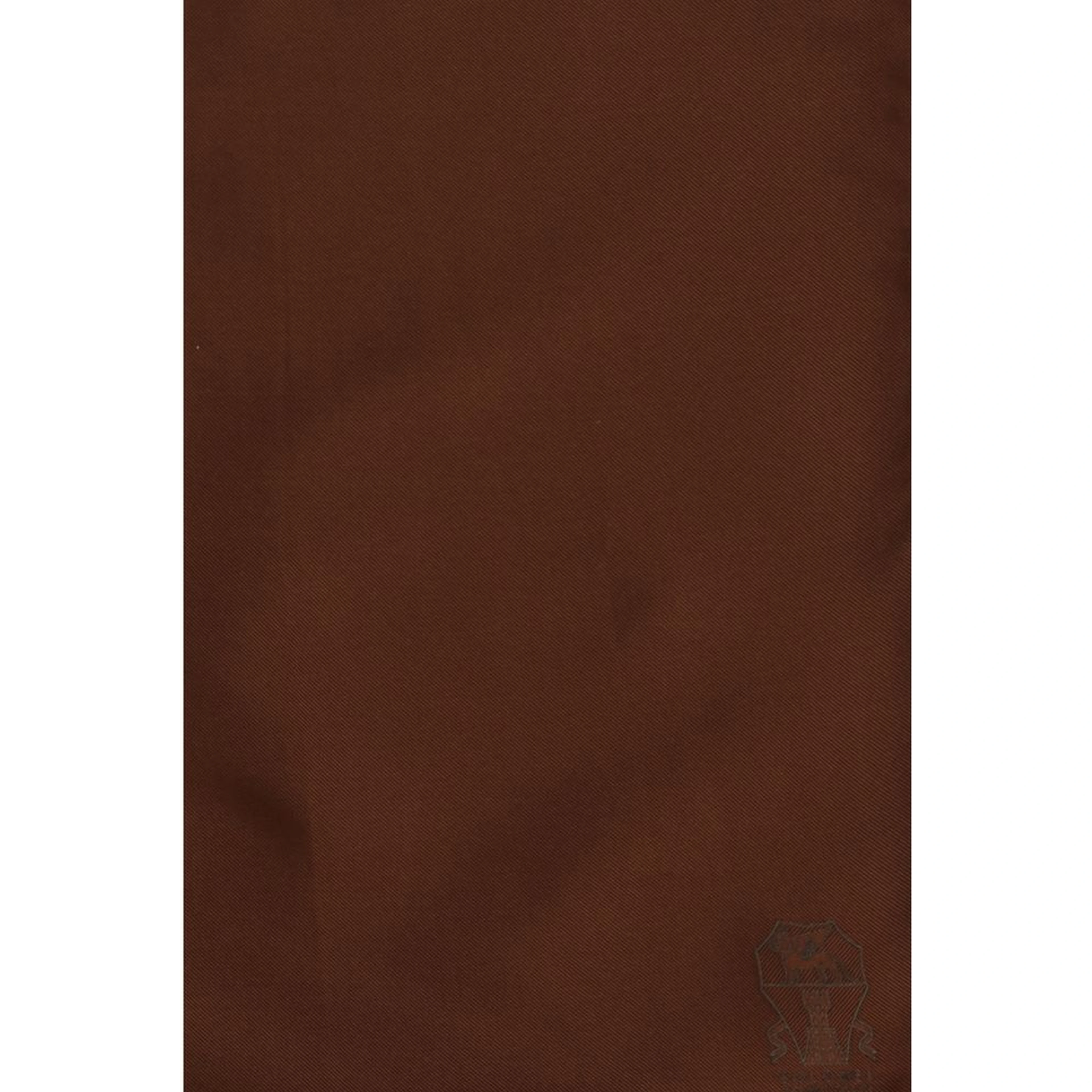 Brown Silk Pocket Square