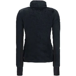 Black Polyester Sweatshirt
