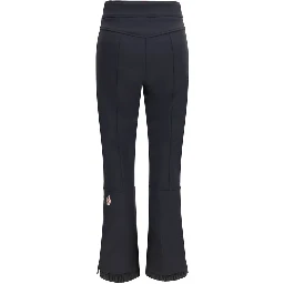 Black Polyester Athletic Pants
