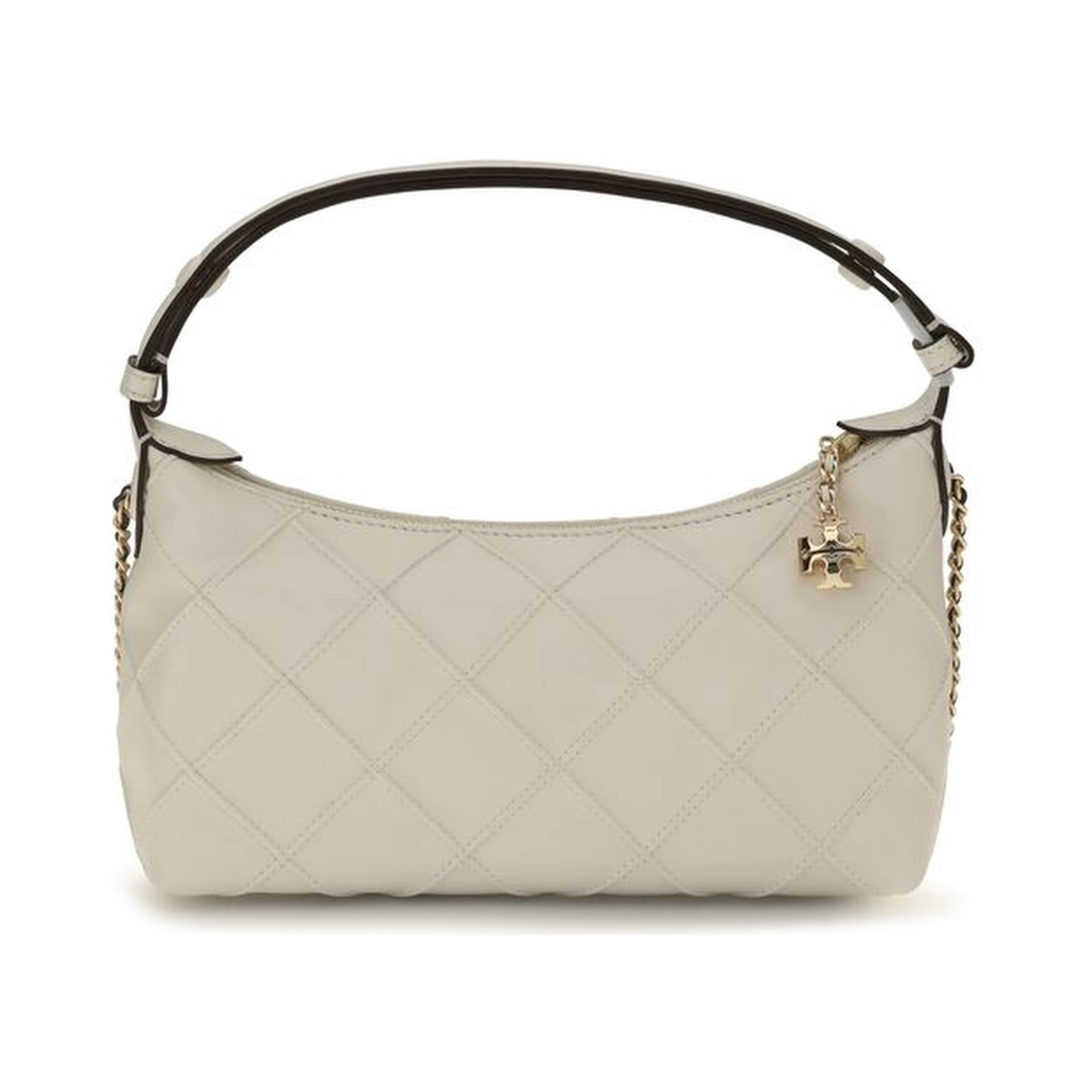 Beige Calf Leather Bos Taurus Handbag