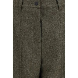 Bicolor Wool Oves Aries Casual Pants