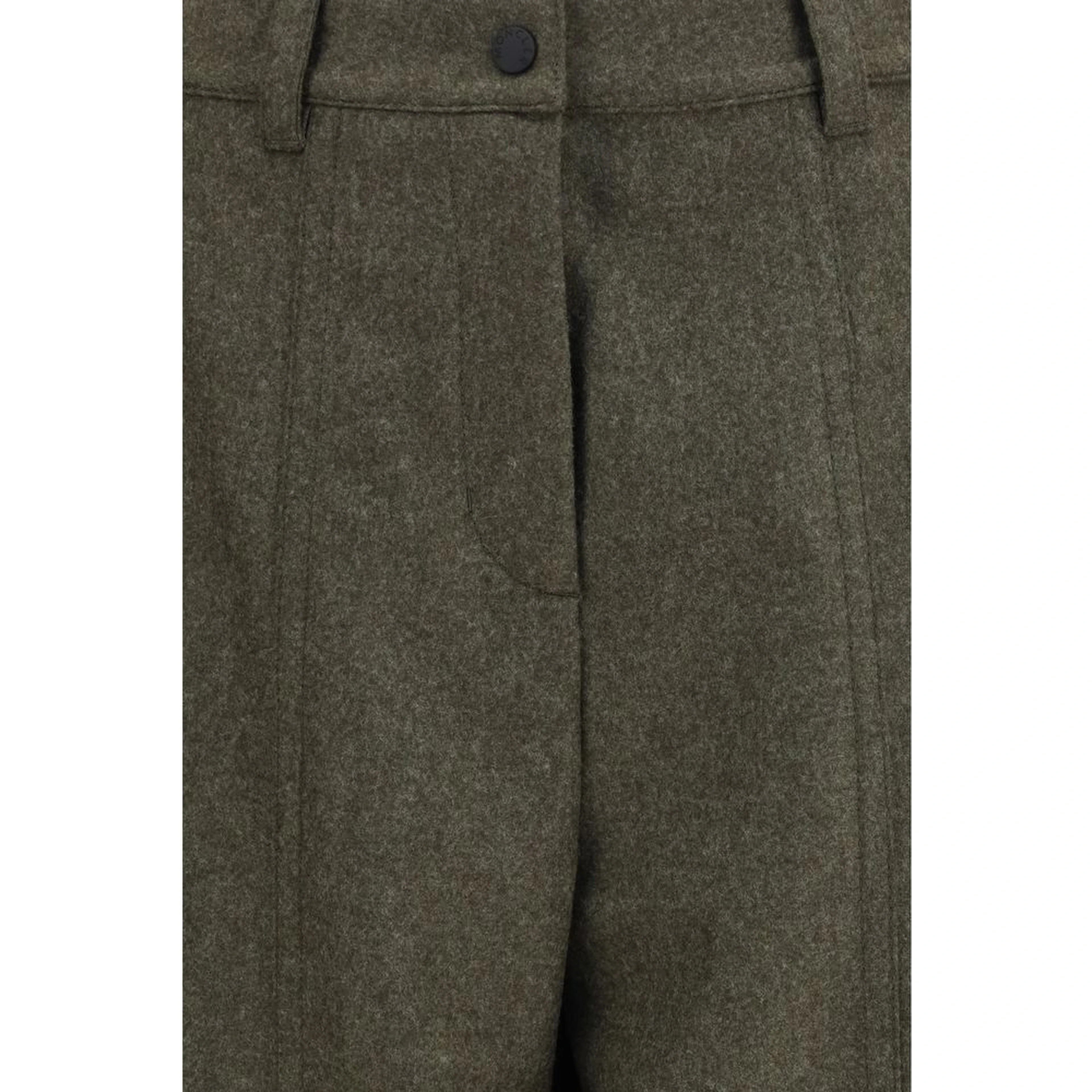 Bicolor Wool Oves Aries Casual Pants