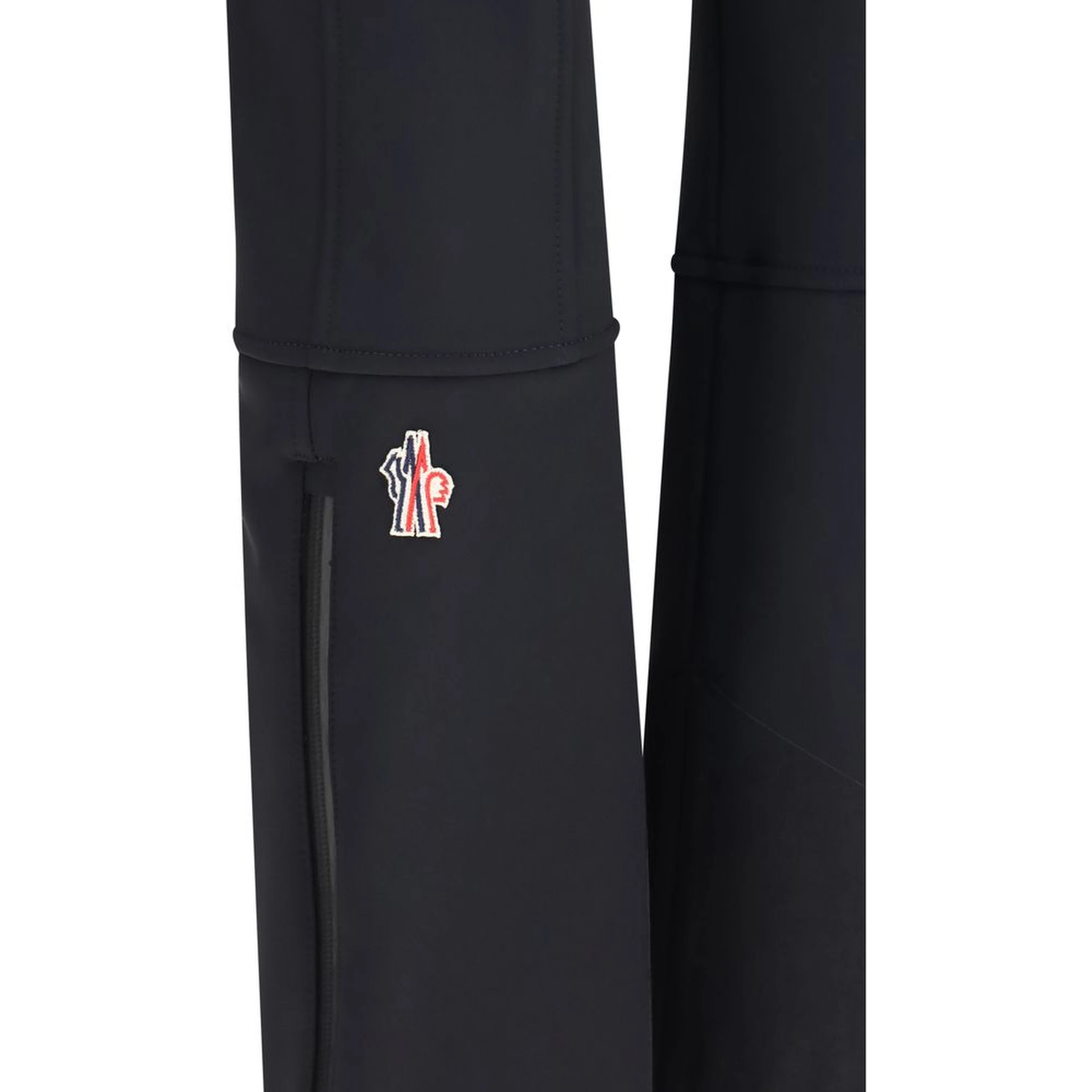 Black Polyester Athletic Pants