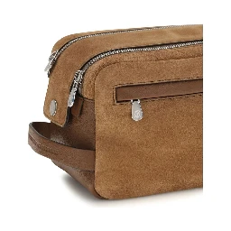 Beige Suede Leather Accessories