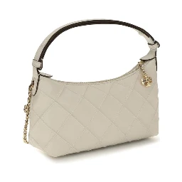 Beige Calf Leather Bos Taurus Handbag