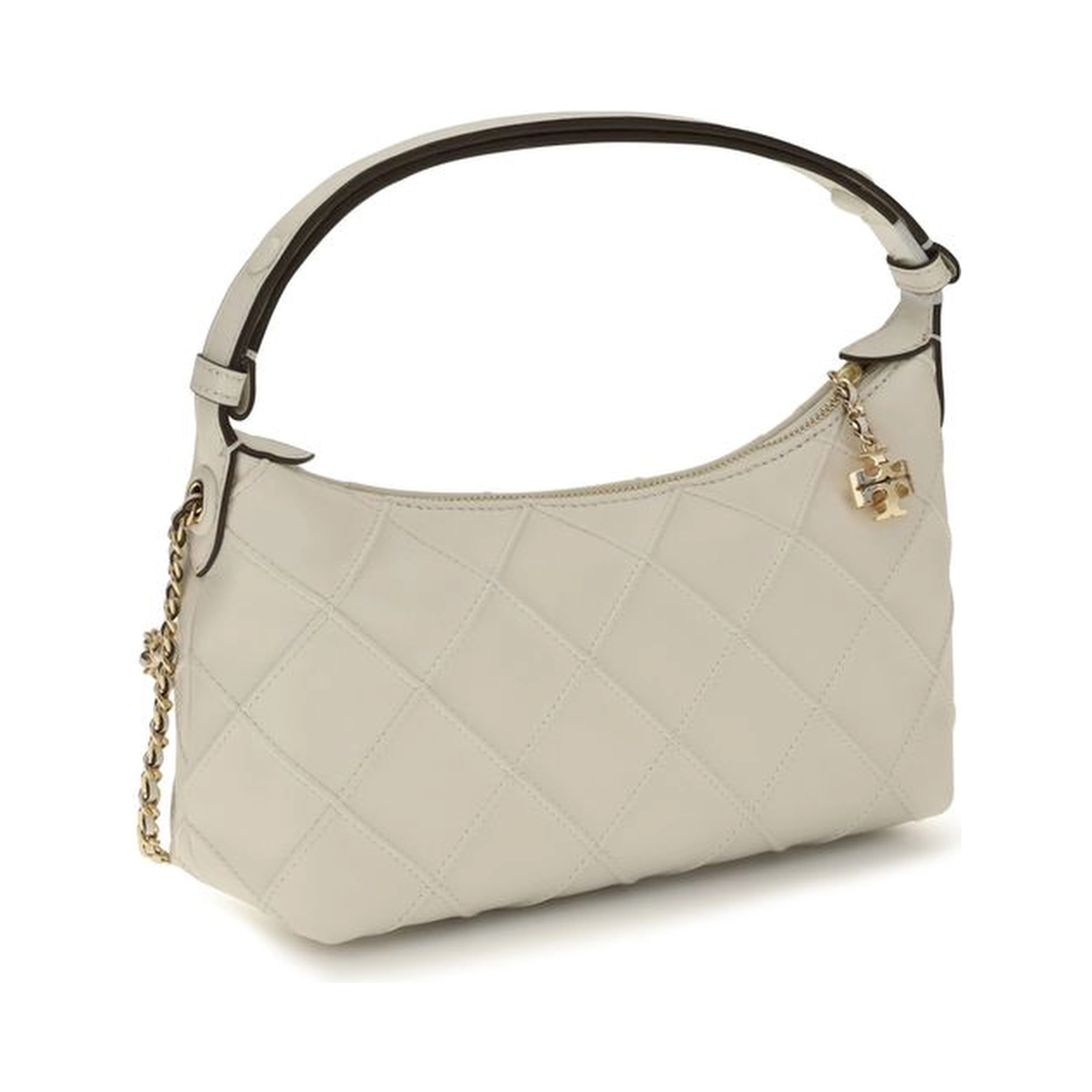 Beige Calf Leather Bos Taurus Handbag