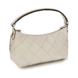 Beige Calf Leather Bos Taurus Handbag