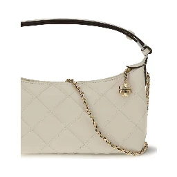 Beige Calf Leather Bos Taurus Handbag