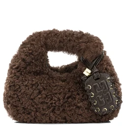 "Mini Hobo Faux Fur" Small Handbag