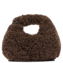 "Mini Hobo Faux Fur" Small Handbag