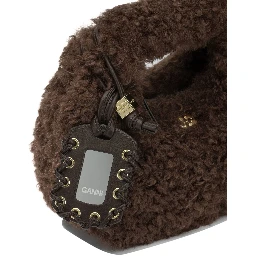 "Mini Hobo Faux Fur" Small Handbag