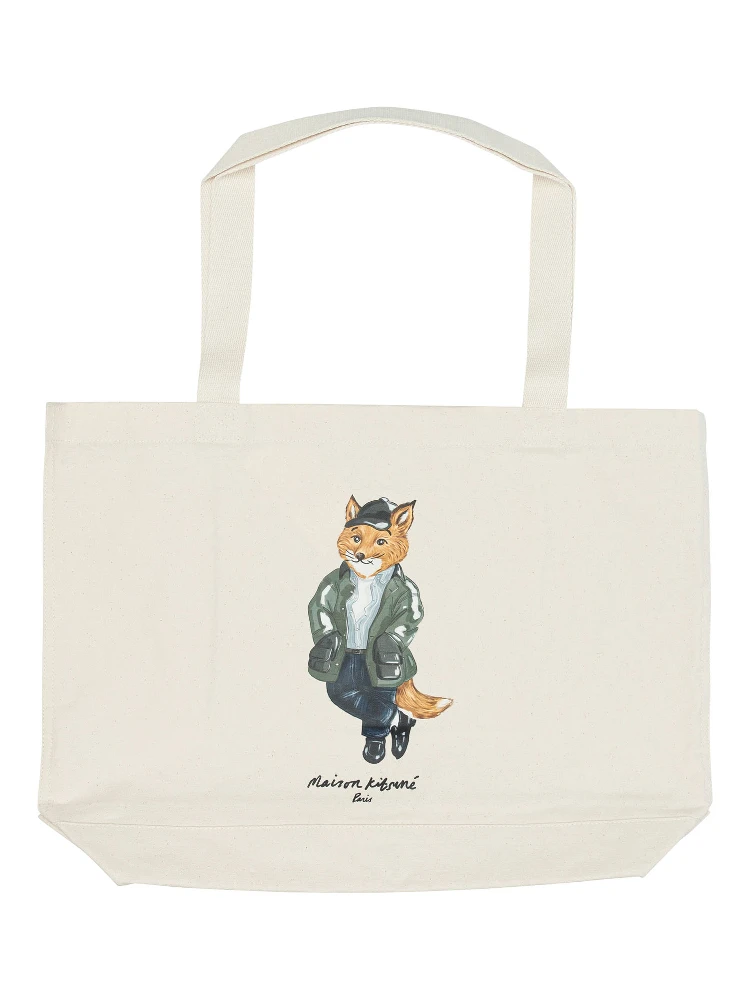 "Weekend Fox" Large Shoulder Bag