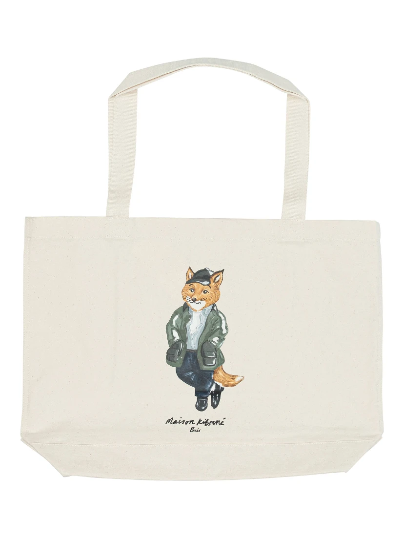 "Weekend Fox" Large Shoulder Bag