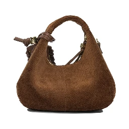 "Mini Hobo Corduroy" Small Handbag