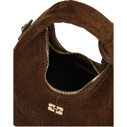 "Mini Hobo Corduroy" Small Handbag