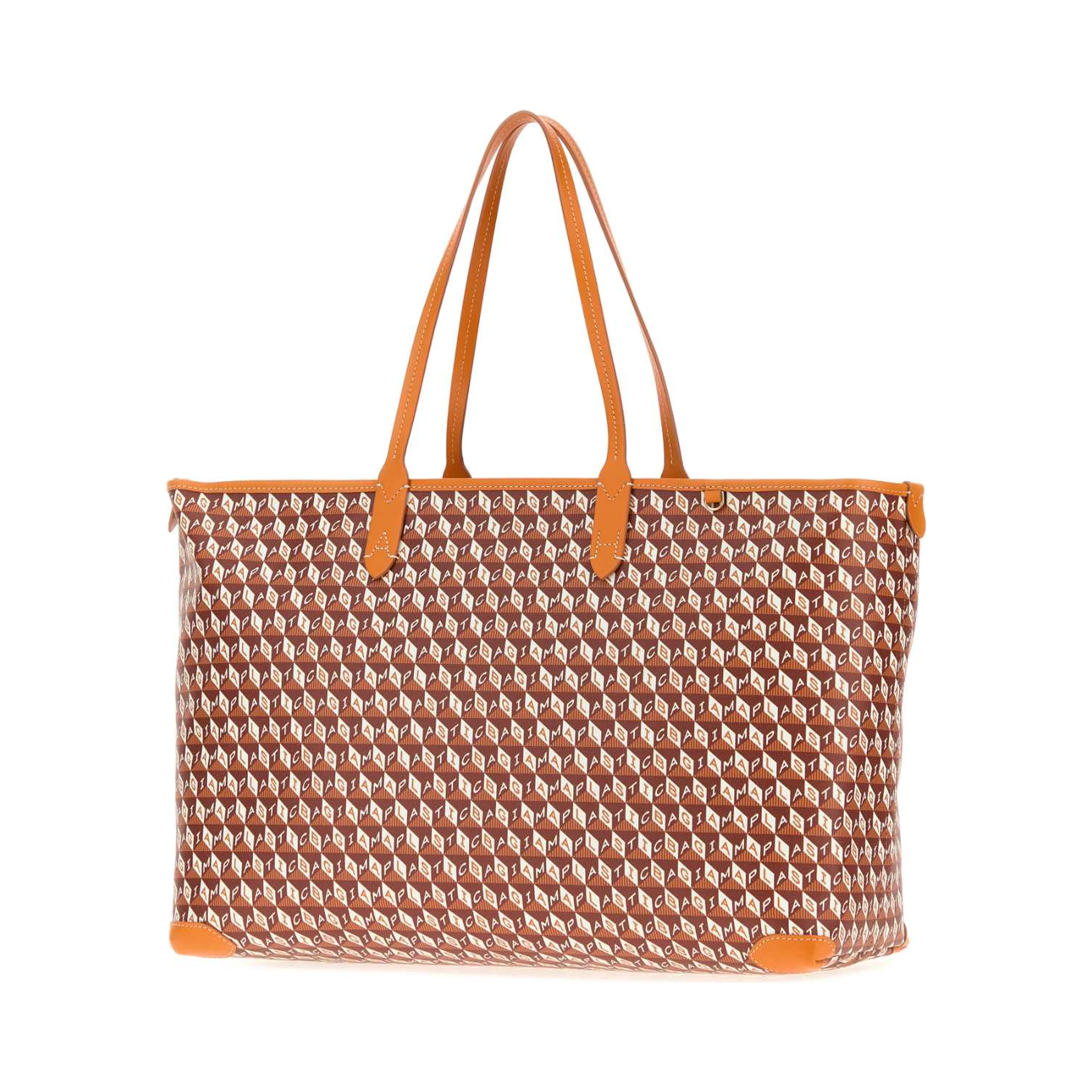 I AM A PLASTIC BAG  ZIPPED TOTE
