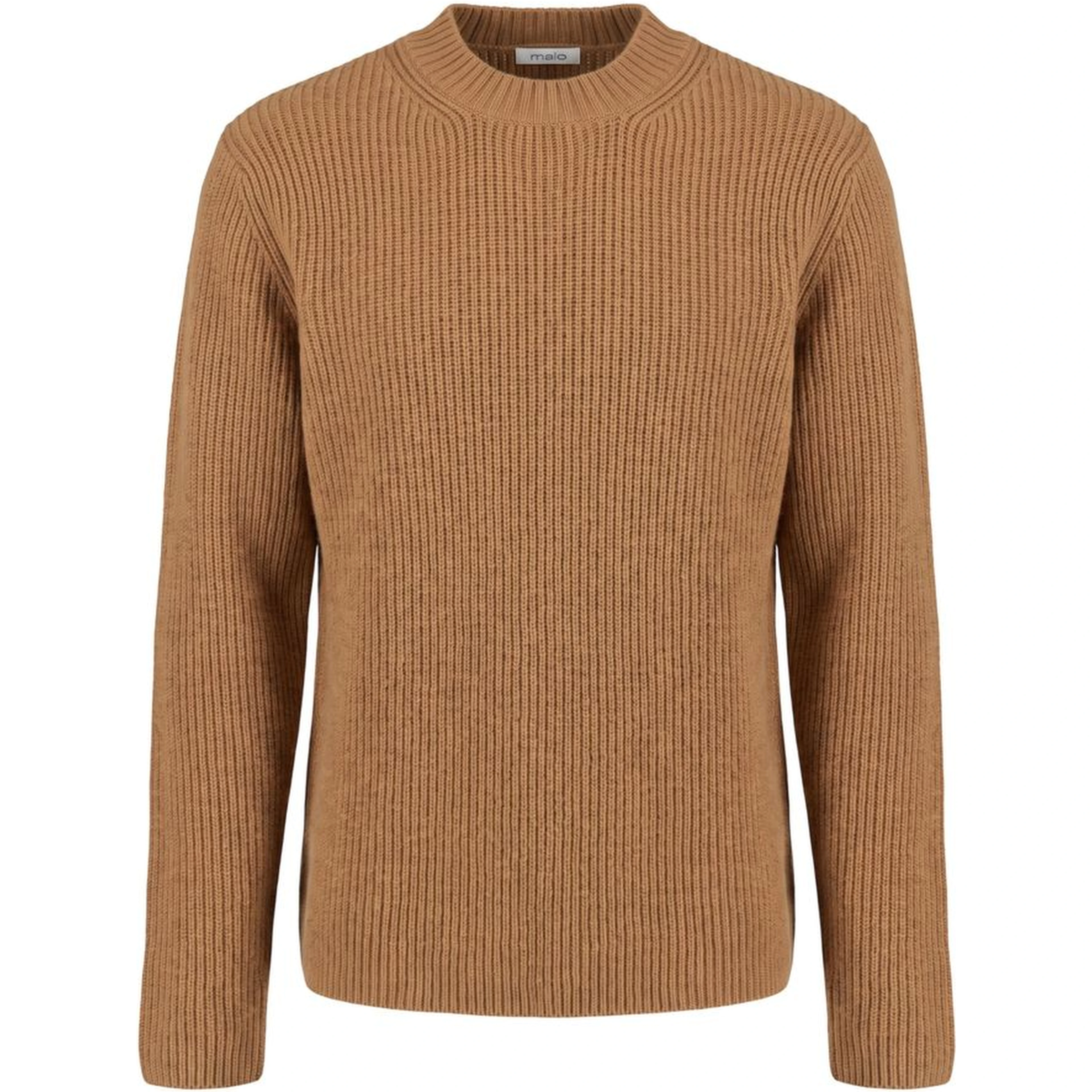 Brown Wool Men Sweater