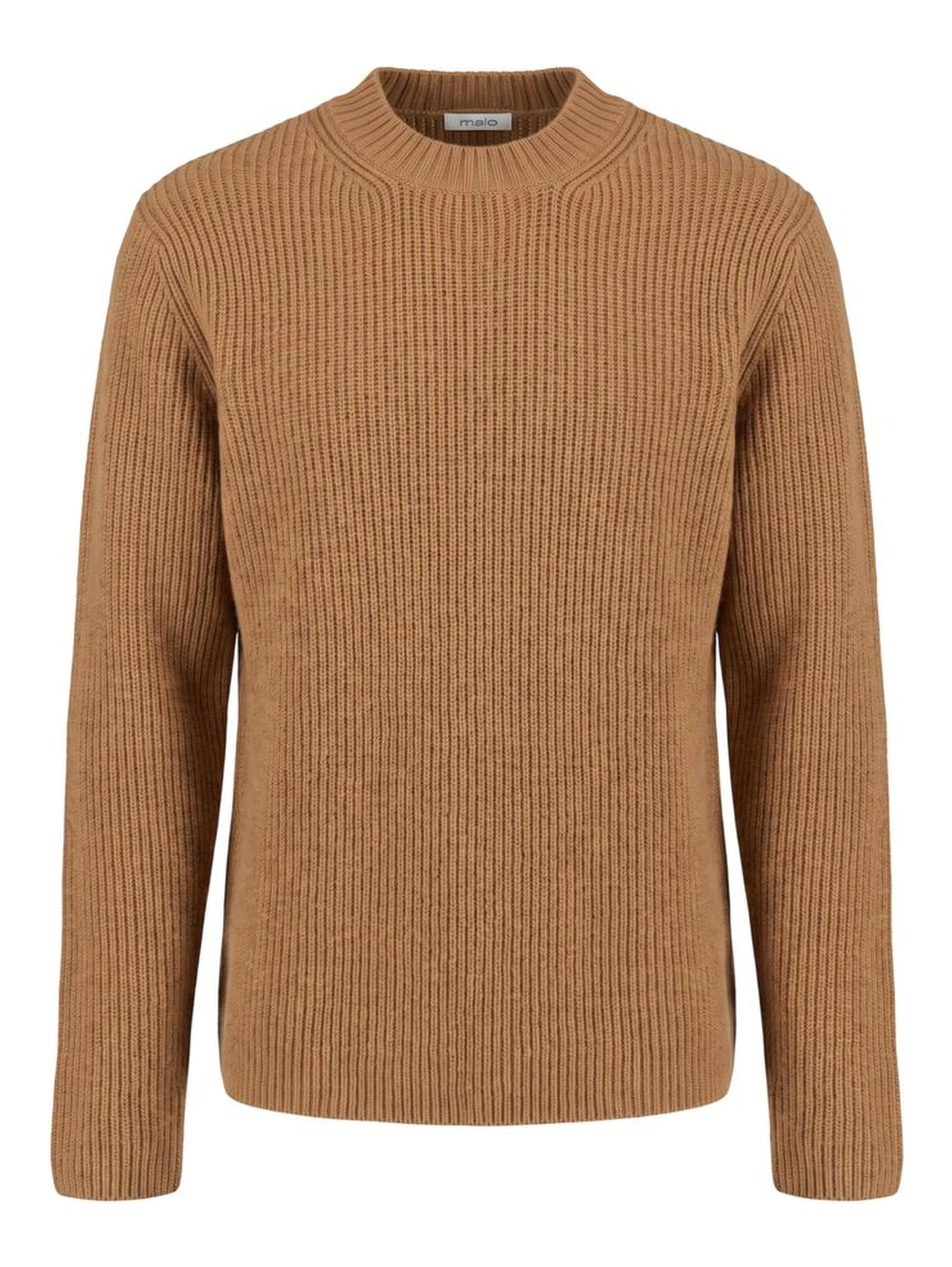 Brown Wool Men Sweater