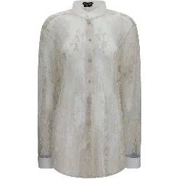 Beige Polyamide Blouse