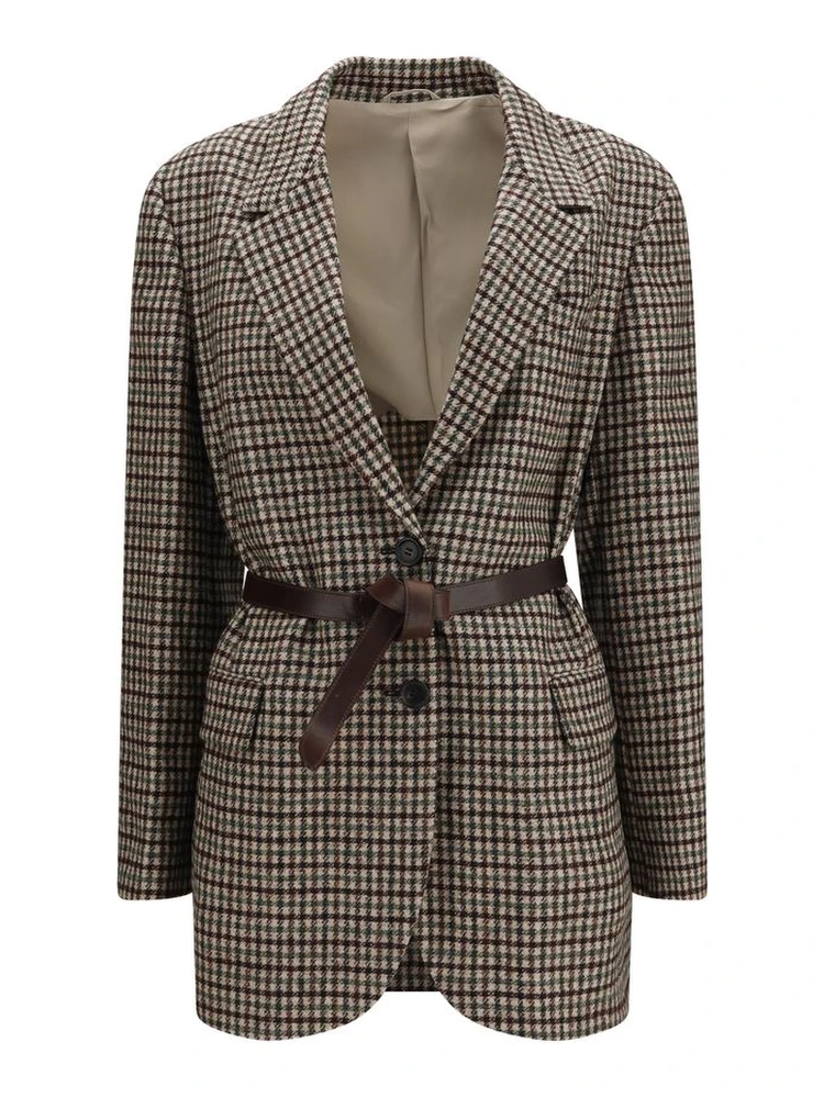 Beige Mohair Blazer