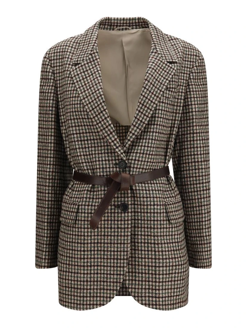 Beige Mohair Blazer