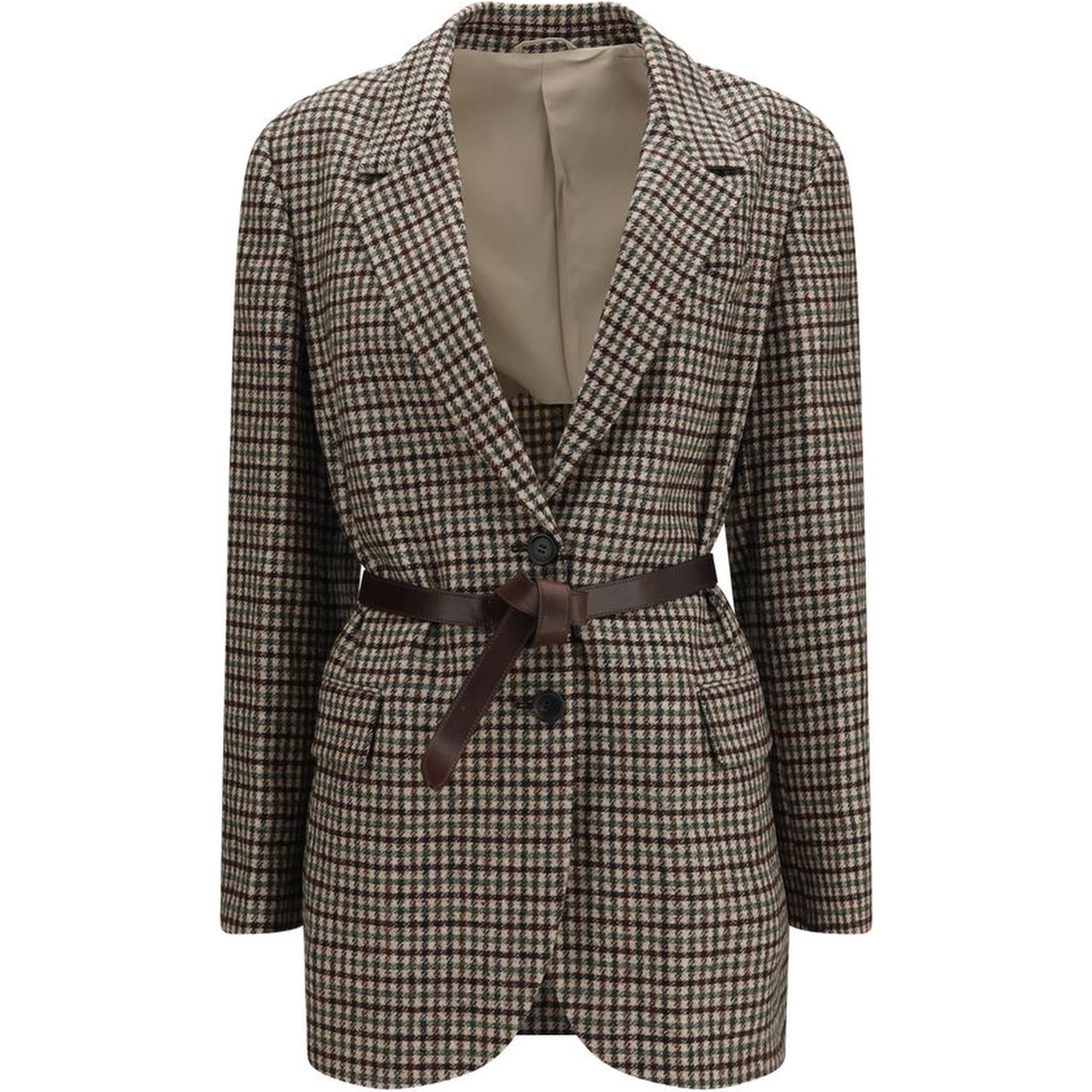 Beige Mohair Blazer